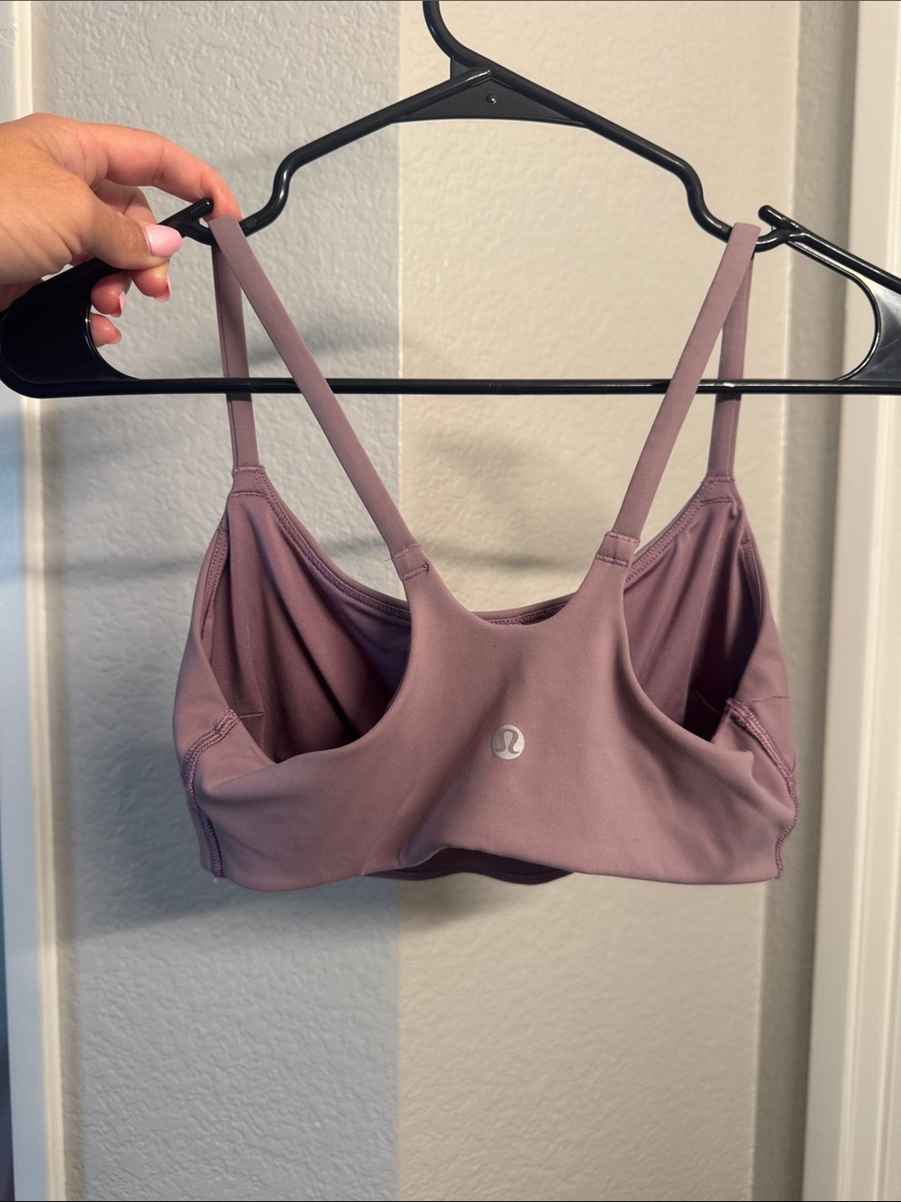 lululemon athletica wunder train bra violet verbena - Picture 2 of 3